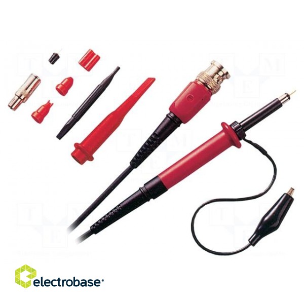 Probe: for oscilloscope | passive,high-impedance | 250MHz(100: 1)