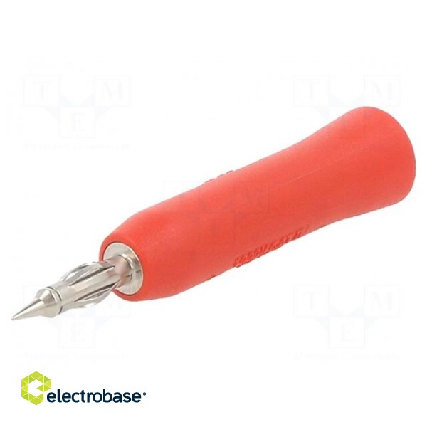 Probe: for oscilloscope | red | push-in image 1