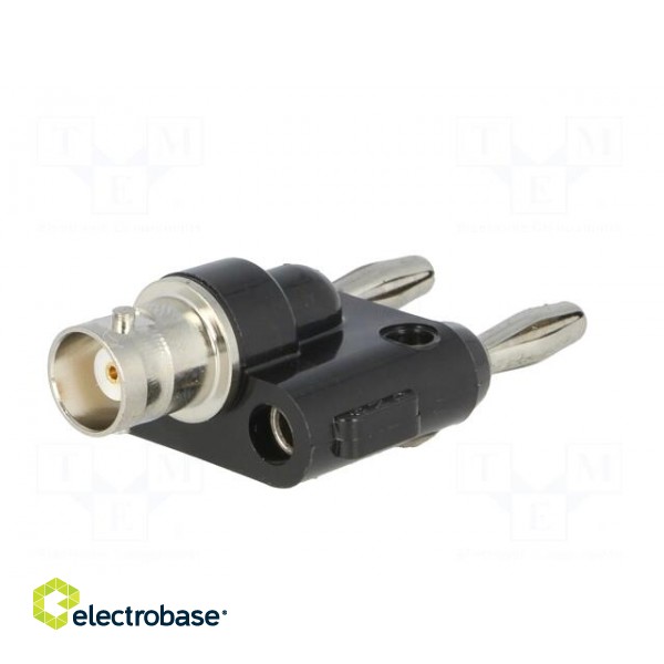 Adapter | 500V | BNC socket,banana 4mm plug x2 paveikslėlis 2