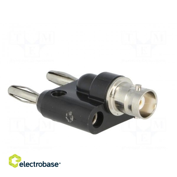 Adapter | 500V | BNC socket,banana 4mm plug x2 paveikslėlis 8