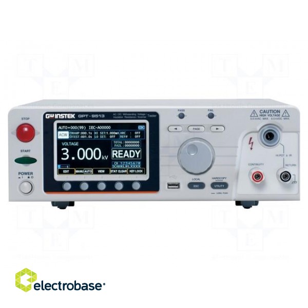 Safety tester | Utest: 0.05÷5kVAC,0.05÷6kVDC | True RMS AC image 1