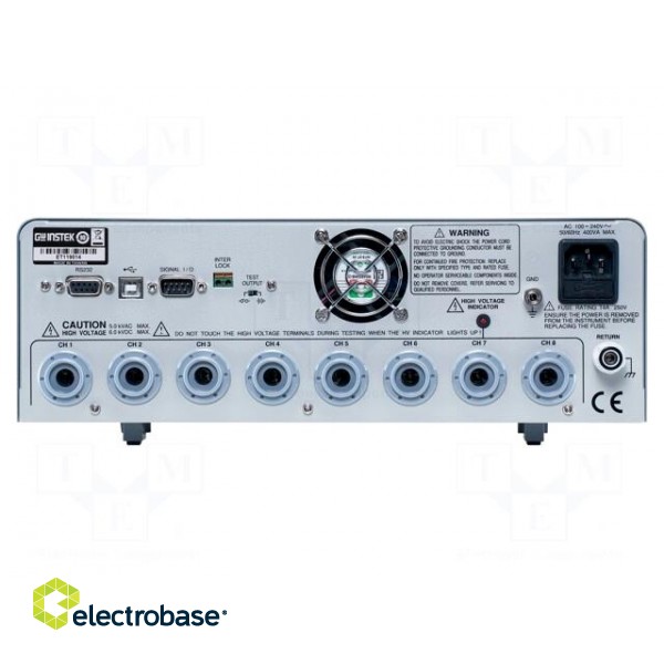 Safety tester | Utest: 0.05÷5kVAC,0.05÷6kVDC | True RMS AC фото 2