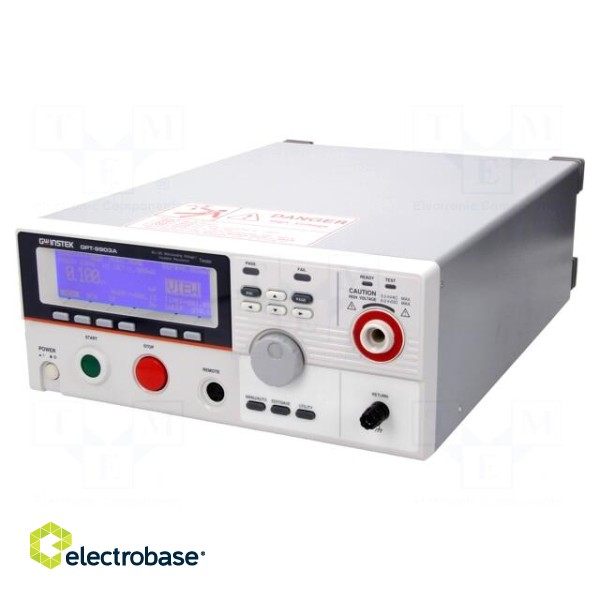 Safety tester | Utest: 0.05÷5kVAC,0.05÷6kVDC | True RMS AC image 1