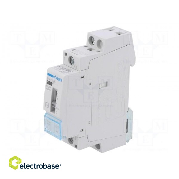 Contactor: 1-pole installation | 25A | 230VAC | NO | -10÷50°C image 1