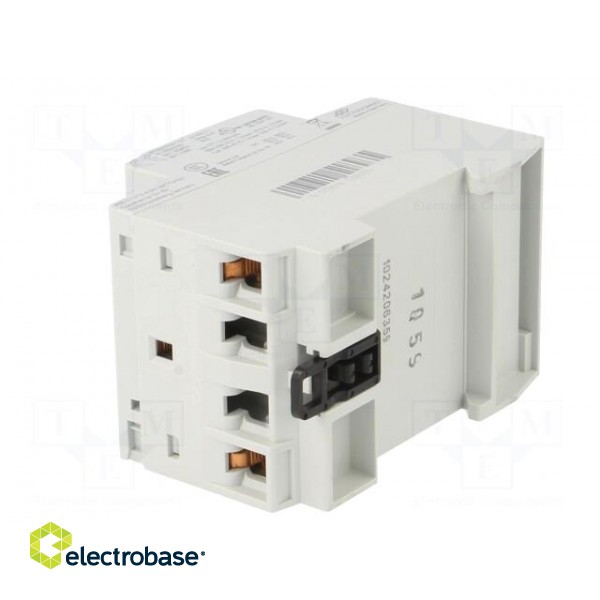 Contactor: 2-pole installation | NO x2 | 24VAC | 24VDC | 63A | DIN | ESB image 4