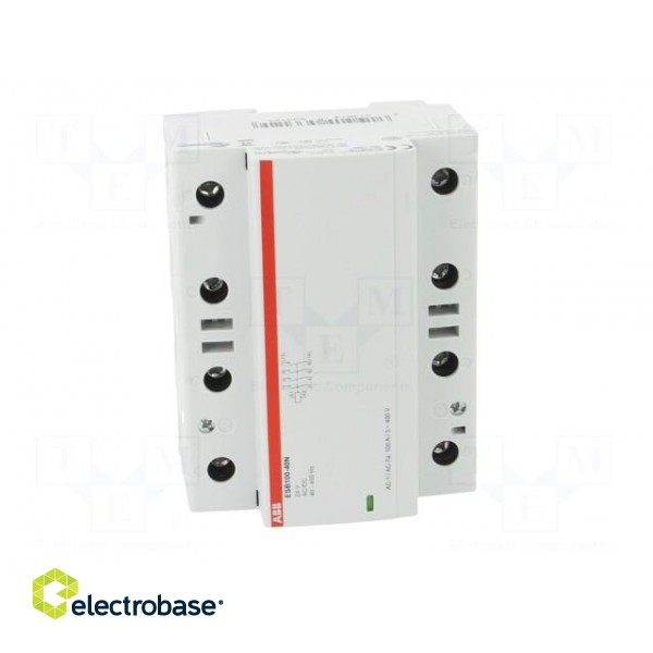 Contactor: 4-pole installation | NO x4 | 24VAC | 24VDC | 100A | DIN | ESB image 9