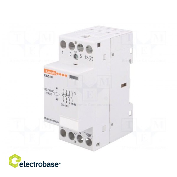 Contactor: 4-pole installation | NO x4 | 220÷230VAC | 220÷230VDC image 1