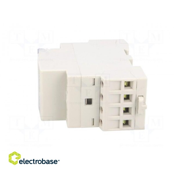 Contactor: 4-pole installation | NC + NO x3 | 230VAC | 25A | DIN image 3