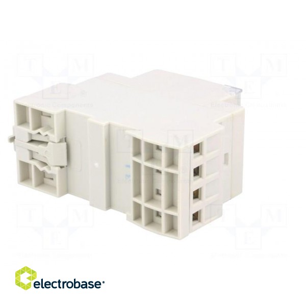 Contactor: 4-pole installation | NC + NO x3 | 230VAC | 25A | DIN image 6