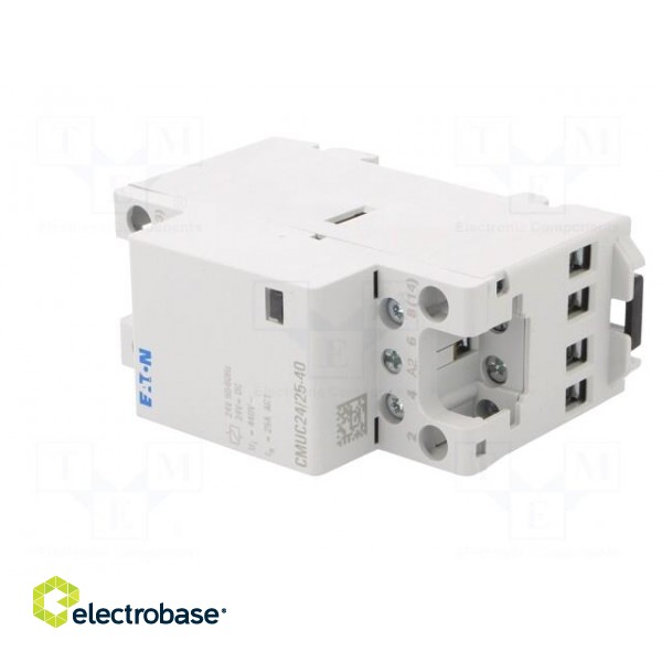 Contactor: 4-pole installation | 25A | 24VAC,24VDC | NO x4 image 2