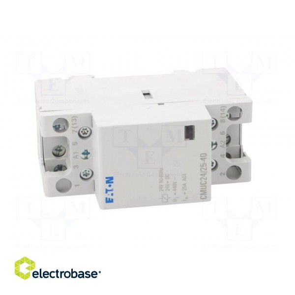 Contactor: 4-pole installation | 25A | 24VAC,24VDC | NO x4 image 9