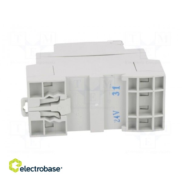 Contactor: 4-pole installation | 25A | 24VAC | NC + NO x3 | IP20 image 5