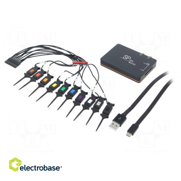 Logic analyser | Channels: 9 | Band: ≤200MHz | Mem.length: 200Mpts фото 1