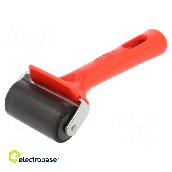 Tool: pressure roller | W: 50mm | soft | rubber | Ø: 36mm