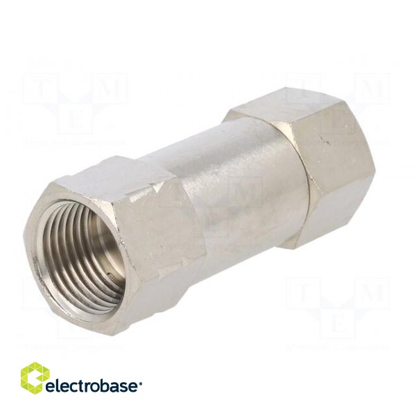 Check valve | Working press: 2÷8bar | nickel plated brass paveikslėlis 2