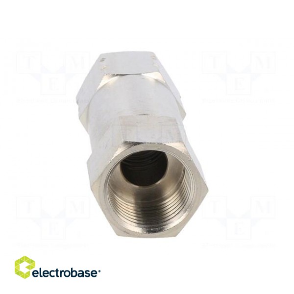 Check valve | Working press: 2÷8bar | nickel plated brass paveikslėlis 5