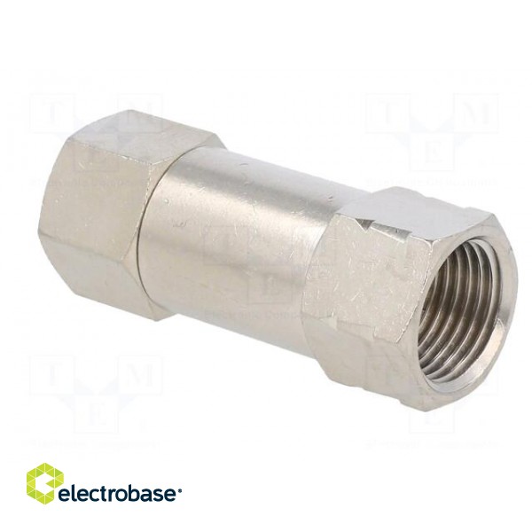 Check valve | Working press: 2÷8bar | nickel plated brass paveikslėlis 8