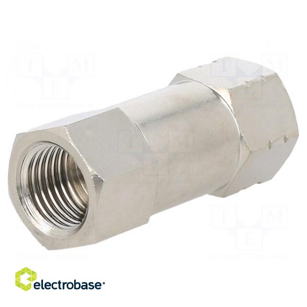 Check valve | Working press: 2÷8bar | nickel plated brass paveikslėlis 1
