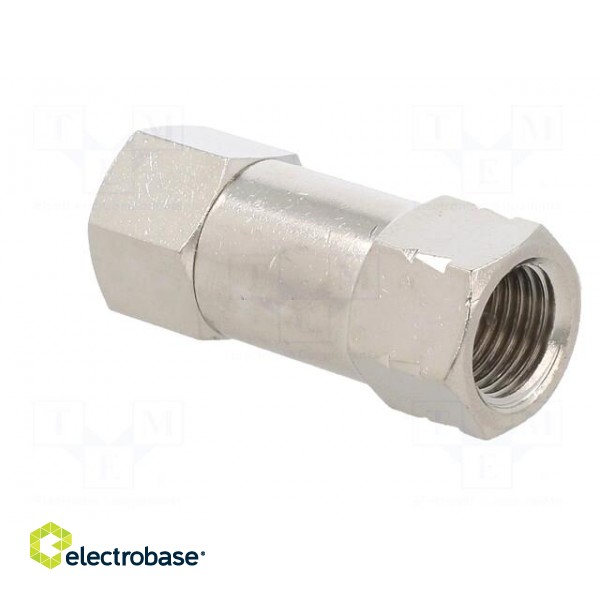Check valve | Working press: 2÷8bar | nickel plated brass paveikslėlis 4