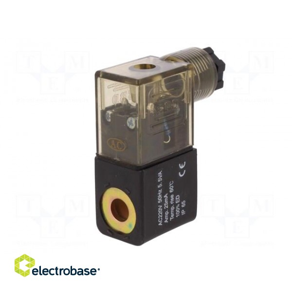 Coil for solenoid valve | IP65 | 4.8W | 230VAC | A: 20.8mm | B: 29mm image 2