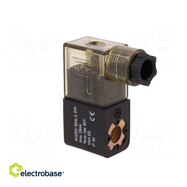 Coil for solenoid valve | IP65 | 4.8W | 230VAC | A: 20.8mm | B: 29mm image 4