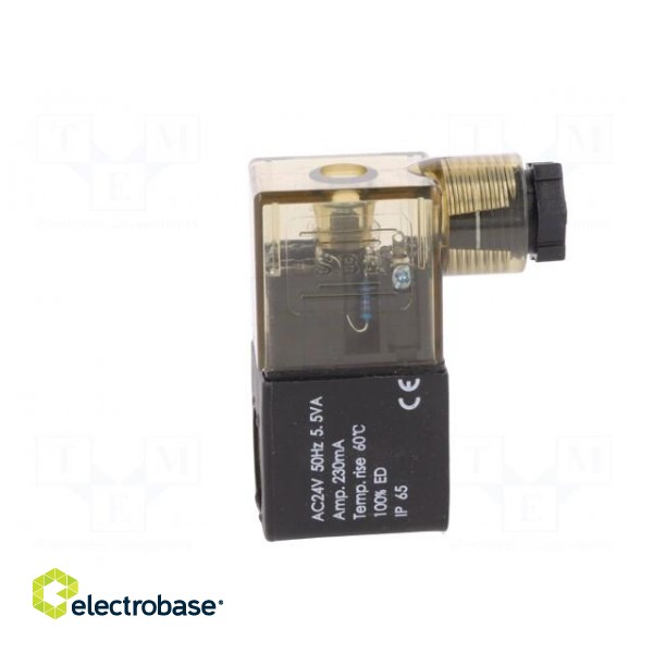 Coil for solenoid valve | IP65 | 4.8W | 24VAC | A: 20.8mm | B: 29mm image 3