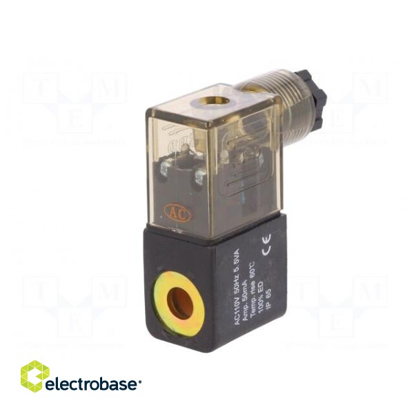 Coil for solenoid valve | IP65 | 4.8W | 110VAC | A: 20.8mm | B: 29mm image 2