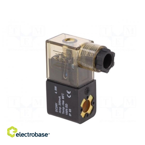 Coil for solenoid valve | IP65 | 4.8W | 24VDC | A: 20.8mm | B: 29mm image 4