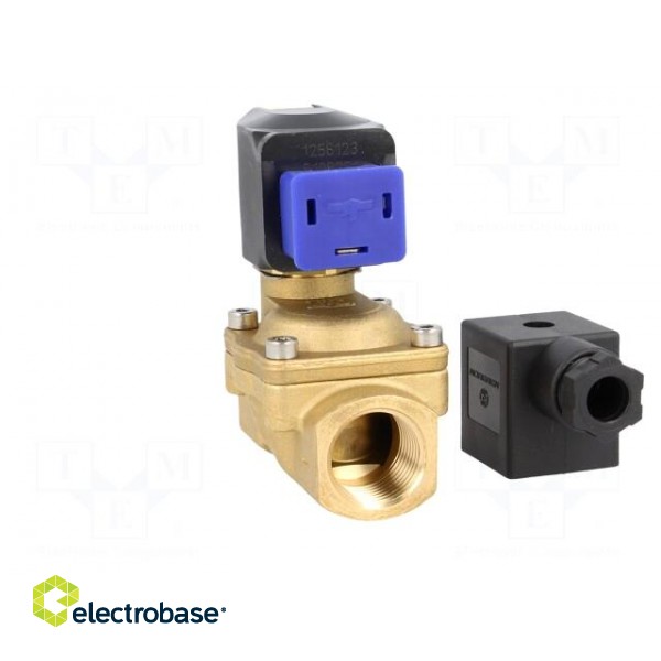 Electromagnetic valve | BSP 1" | 25mm | Pressure: 0.1÷16bar | 230VAC image 2