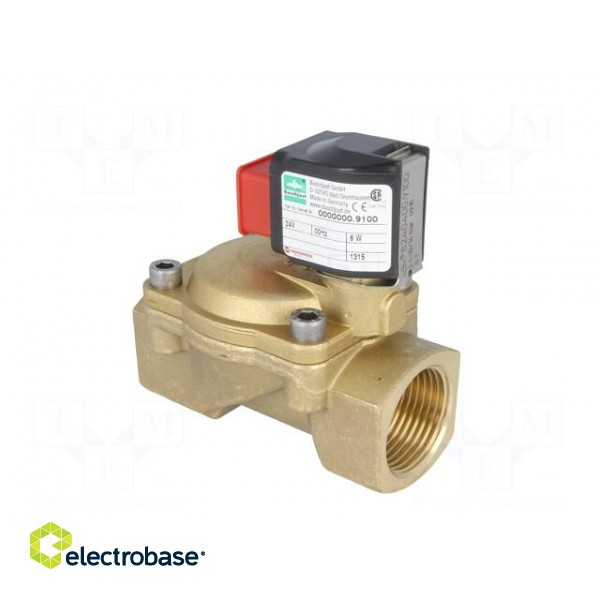 Electromagnetic valve | BSP 1" | 25mm | Pressure: 0.1÷16bar | 230VAC image 4