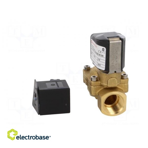 Electromagnetic valve | BSP 1" | 25mm | Pressure: 0.1÷16bar | 24VDC фото 8