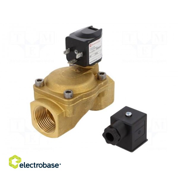 Electromagnetic valve | BSP 1" | 25mm | Pressure: 0.1÷16bar | 24VDC image 1