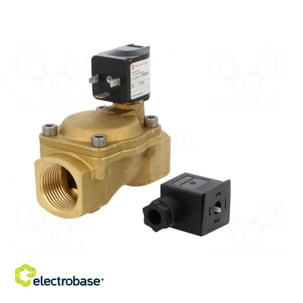 Electromagnetic valve | BSP 1" | 25mm | Pressure: 0.1÷16bar | 24VDC фото 2