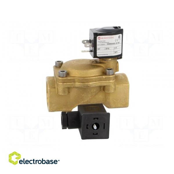 Electromagnetic valve | BSP 1" | 25mm | Pressure: 0.1÷16bar | 24VDC фото 3