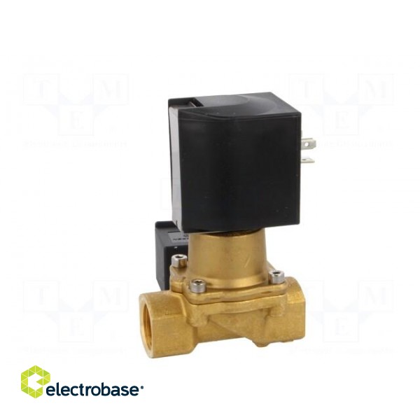 Electromagnetic valve | BSP 1/2" | 12mm | Pressure: 0÷10bar | 24VDC фото 7
