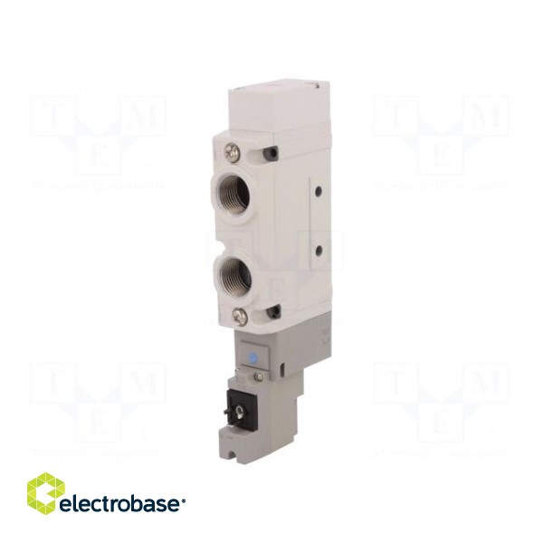 Electromagnetic valve | 1.5÷7bar | 5/2 monostable | aluminium | IP65 paveikslėlis 1