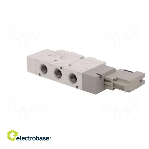 Electromagnetic valve | 1.5÷7bar | 5/2 monostable | aluminium | IP65 paveikslėlis 2