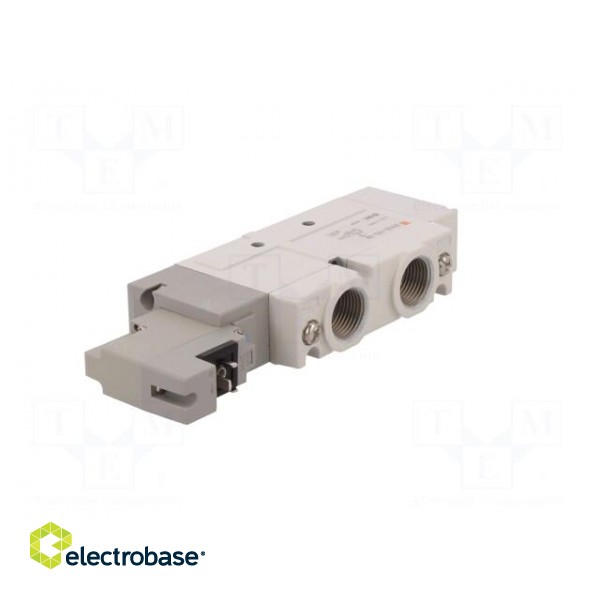 Electromagnetic valve | 1.5÷7bar | 5/2 monostable | aluminium | IP65 image 4