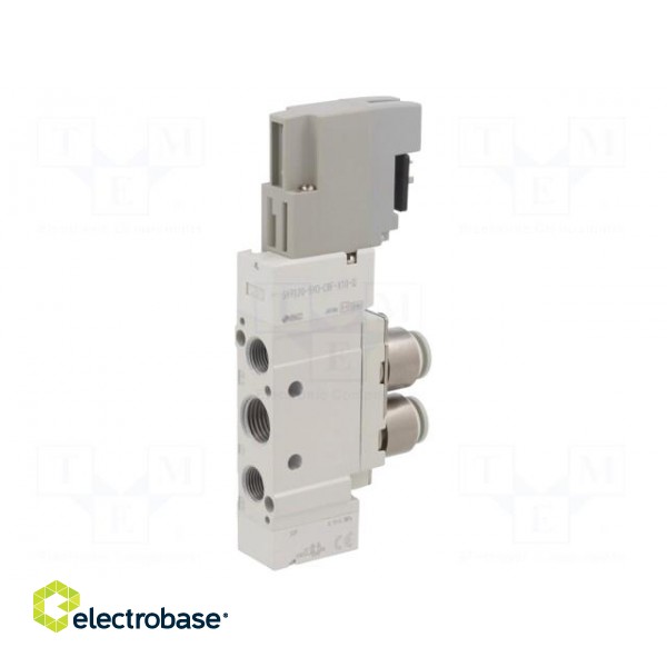 Electromagnetic valve | 1.5÷7bar | 5/2 monostable | aluminium | IP65 фото 1