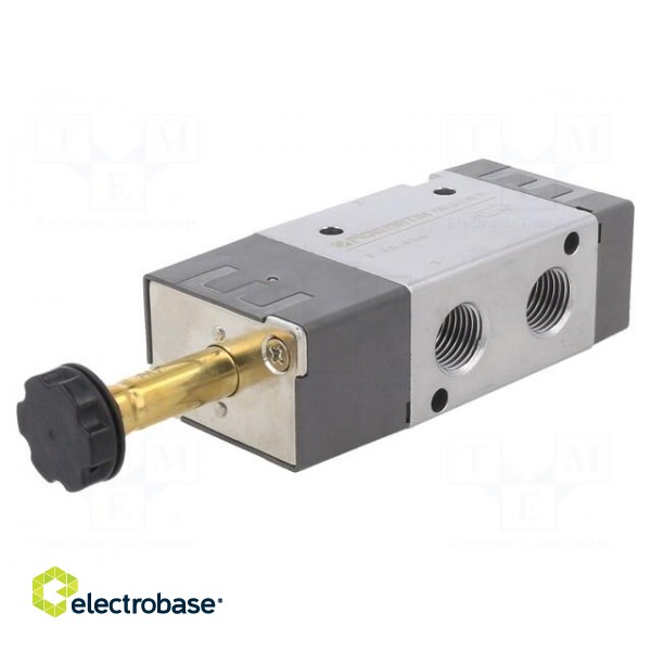 Electromagnetic valve | 1.5÷8bar | 3/2 NC | Thread: G 1/4" | C: 35mm image 1