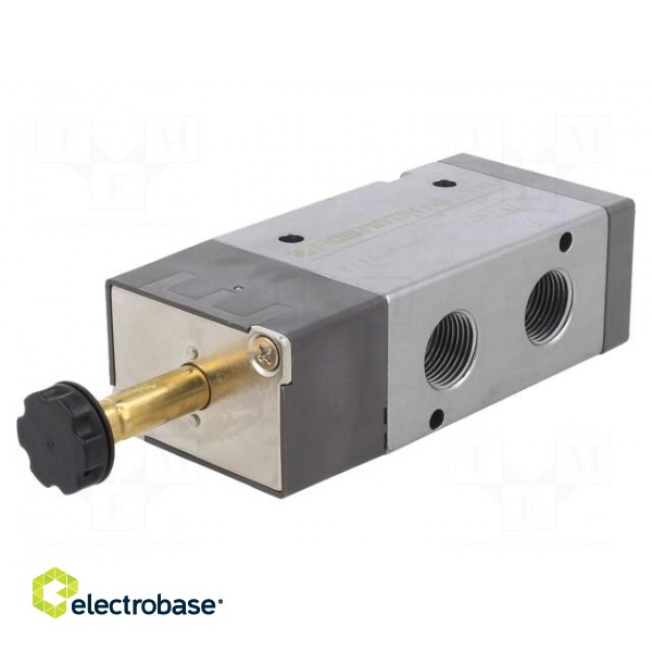 Electromagnetic valve | 1.5÷8bar | 3/2 NC | Thread: G 3/8" | C: 40.5mm image 1