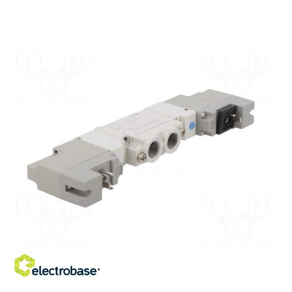 Electromagnetic valve | 1÷7bar | 5/2 bistable | aluminium | IP65 paveikslėlis 2