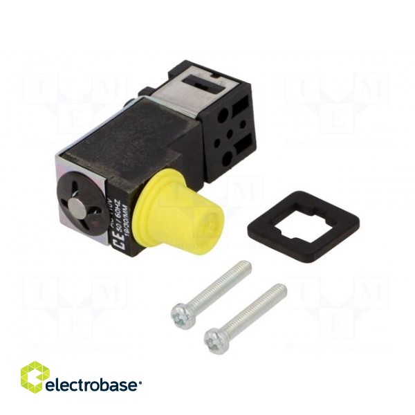 Electromagnetic valve | 1÷8bar | 3/2 NC | 110VAC | -10÷50°C фото 1