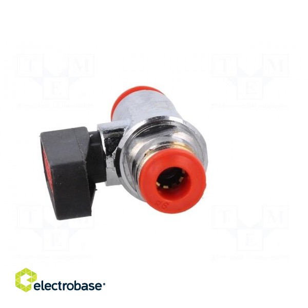 Mechanical ball valve | max.20bar | nickel plated brass | 6mm image 5