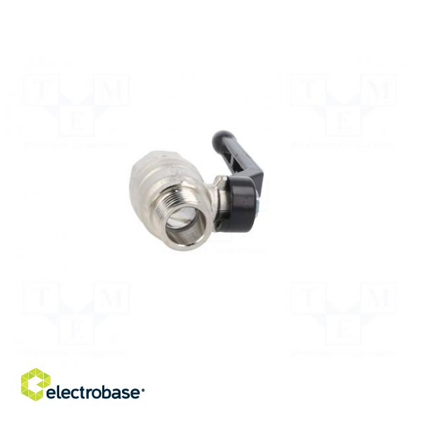 Mechanical ball valve | max.25bar | nickel plated brass | -15÷90°C image 9