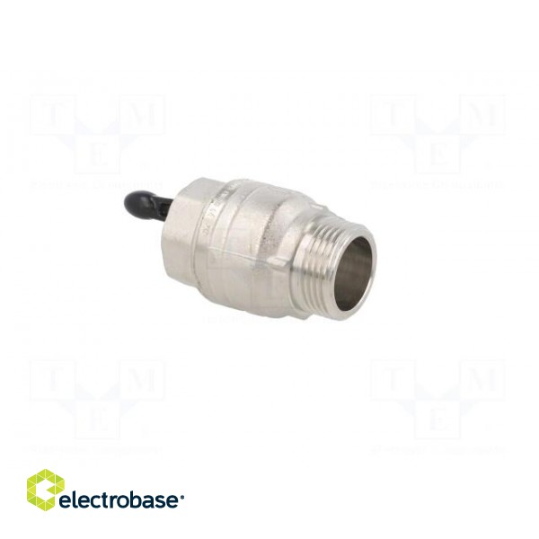 Mechanical ball valve | max.25bar | nickel plated brass | -15÷90°C image 8