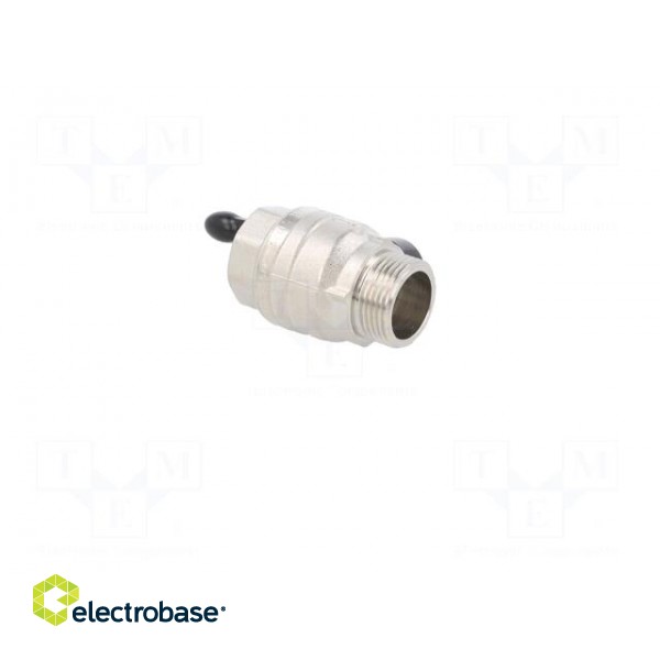 Mechanical ball valve | max.25bar | nickel plated brass | -15÷90°C paveikslėlis 8