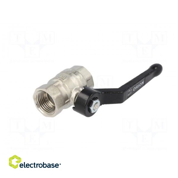 Mechanical ball valve | Temp: -15÷90°C | Mat: nickel plated brass фото 2