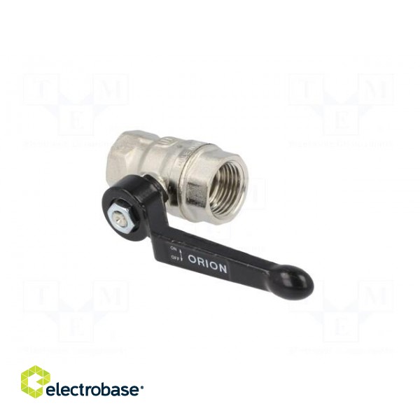 Mechanical ball valve | Temp: -15÷90°C | Mat: nickel plated brass фото 4