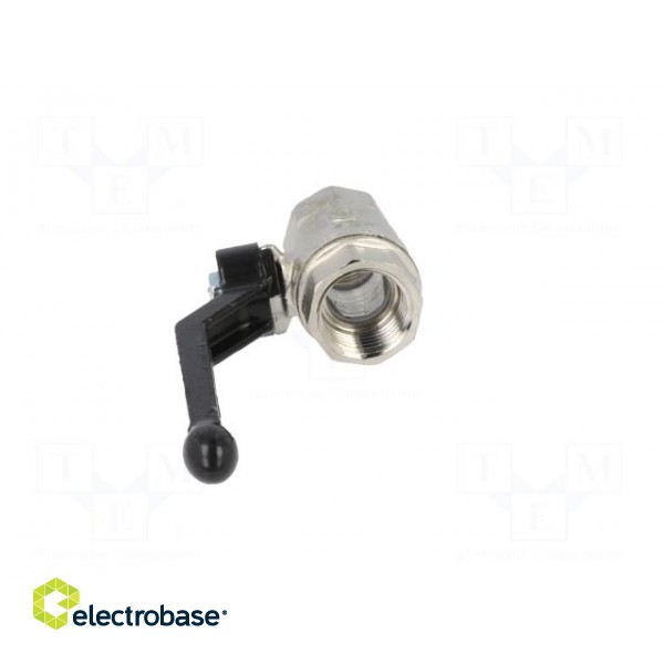 Mechanical ball valve | Temp: -15÷90°C | Mat: nickel plated brass фото 5